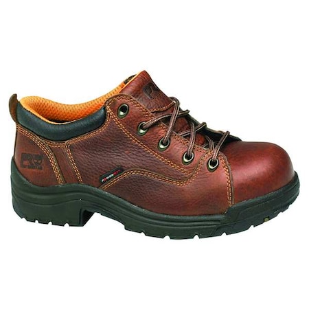 Women's Oxford Shoe, Leather Upper, Rubber Outsole, Super Retro Haystack, 11