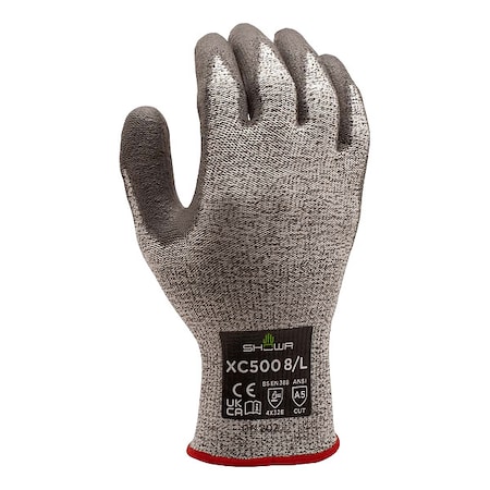 Knit Gloves, Cut Level A5 ,Polyurethane ,Rough ,M 1 PR