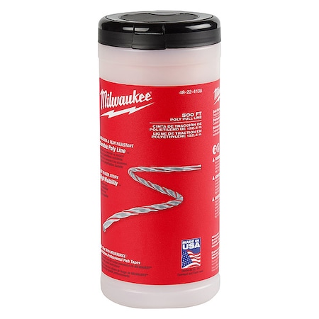Pull Line,PP,500 ftx3.4 in,3.4 in