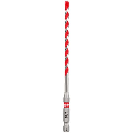 3/16x4x6 Shockwave Carb Hammer Drill Bit
