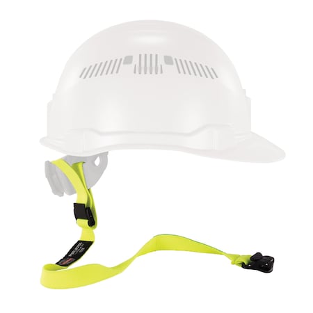 3155 Lime Elastic Lanyard with Clamp - 2lbs, 10PK