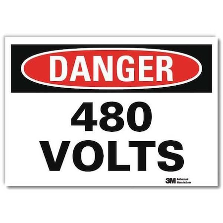 Danger Sign,10x7 In.,English, U1-1076-RD_10X7