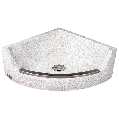 Corner Mop Sink 24 in x 24 in, 1, Terrazzo