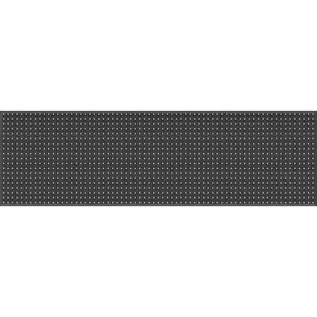 Drainage Mat, Nitrile Sponge Rubber, 10 ft W x 3 ft L, Black