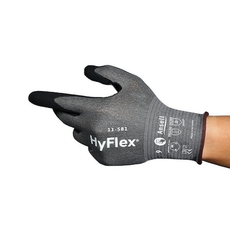 Knit Gloves, Cut Level A6 ,Nitrile ,Sandy ,XS 1 PR