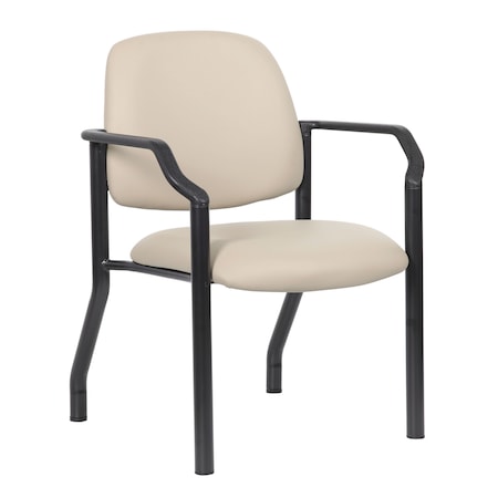 Patient Guest Chair - Beige Antimicrobial Vinyl