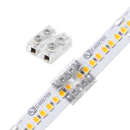 Tape Light Connector,12mm,Tape-Tape,5PK