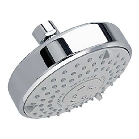 Shower Arm Mount, Rain Shower Head, Polished Chrome, Wall