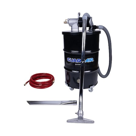 Drum Vacuum, 55 gal, 20 - 60 cfm