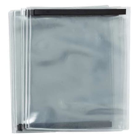 Mag Backed Env,11.5 x 9 in.,Clear,PK10