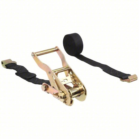 Tiedown,Rtcht Strap Asmbly,330lb,Flat Hk