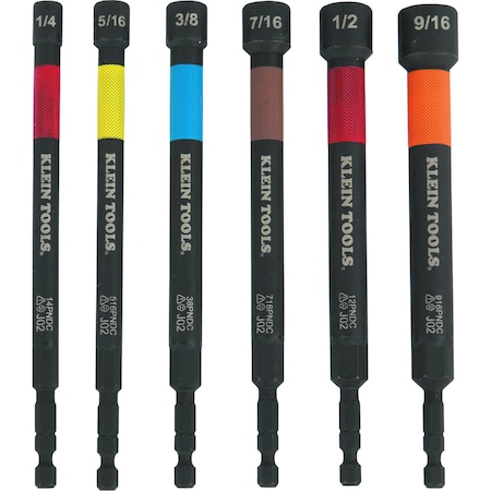 Nutsetter,L:6 5/16",Socket:1/4"-9/16"
