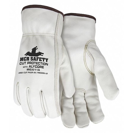 Cut Resistant Gloves, Cut Level A9 ,Uncoated ,None ,L 1 PR