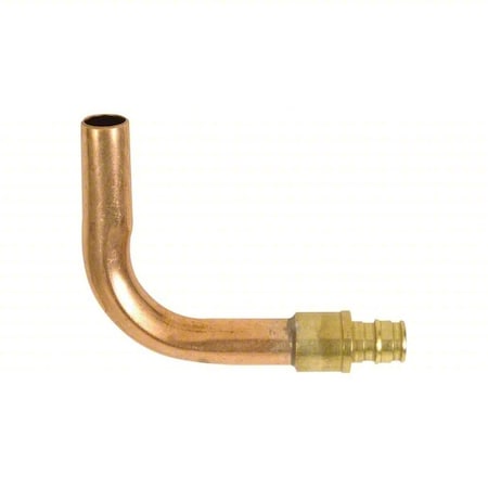 Elbow, Brass, Barbed 1/2 in, 1/2 in