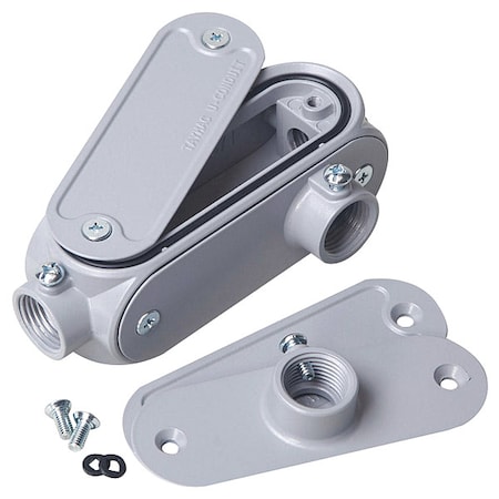 Conduit Outlet Body,8.5 cu. in. Cap.