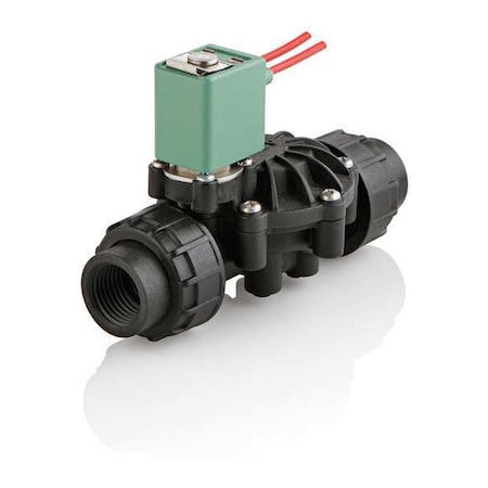 Solenoid Valve, 2-Way, 2-Position, Normally Closed, 3/4 in Pipe Size, 24V DC, Pilot Operated, EPDM