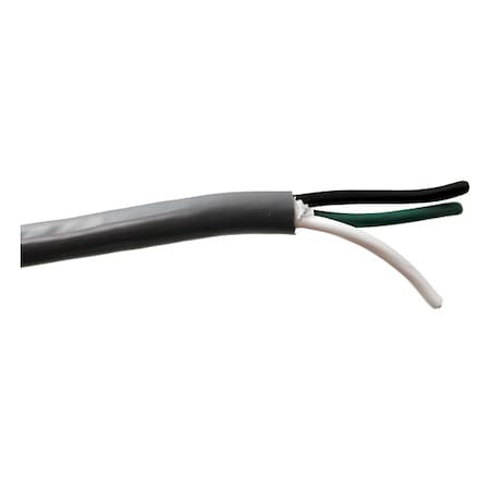 Portable Cord, STOW, 14 AWG, 3 C, Gray, PVC, Stranded, 600V, Indoor/Outdoor, 50 ft