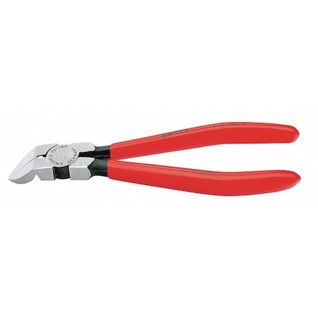 6 1/4 in 72 Diagonal Cutting Plier Flush Cut Oval Nose Uninsulated