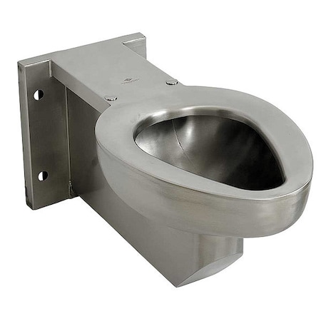 Prison Toilet, 1.28 gpf, 1.6 gpf, 3.5 gpf gpf, Not Applicable, Wall Mount, Stainless Steel