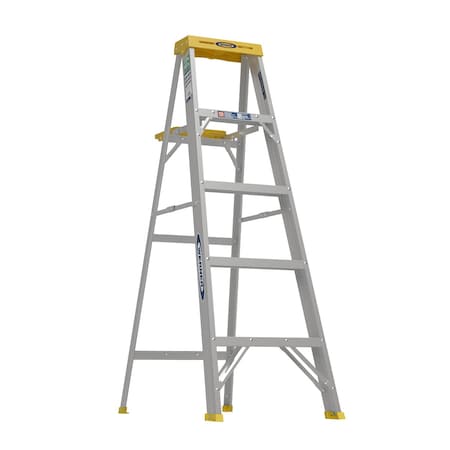 5 ft Aluminum Stepladder, 225 lb Capacity