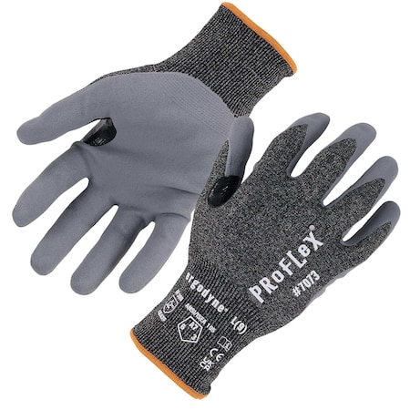 Nitrile Coated Cut-Resistant Gloves, Cut Level A7 ,Nitrile ,Sandy Nitrile ,M 1 PR