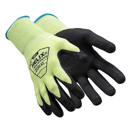 Knit Gloves, Cut Level A2 ,Nitrile ,Textured ,XL 1 PR