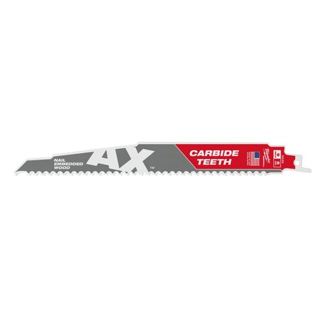 9 in x 5 TPI Reciprocating Saw Blade, 3 PK