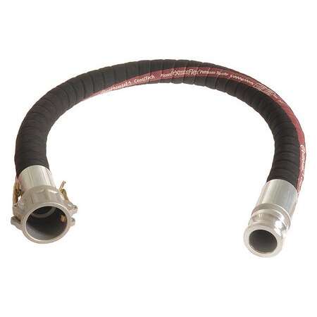 Petroleum Hose,1-1/2" ID x 5 ft.,Black