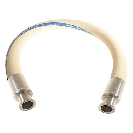 Food Grade Hose,2" ID x 10 ft.,White