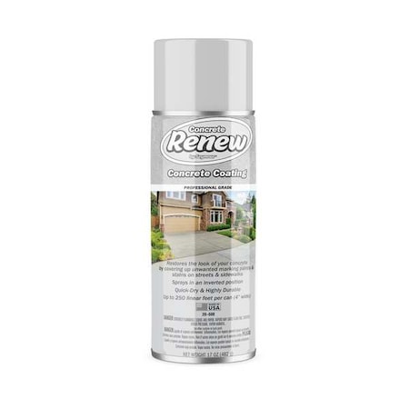 20 oz Concrete Coating, Matte Finish, Gray, Oil Base