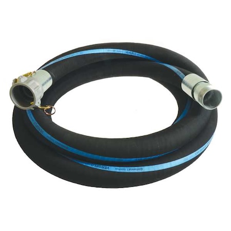 Water Hose,1-1/2" ID x 25 ft.,Black