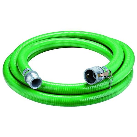 Water Hose,4" ID x 10 ft.,Green