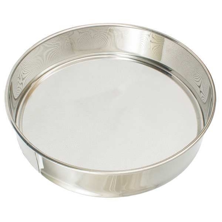 Sieve,Stainless Steel,12-1/4 In