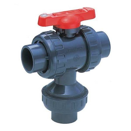 3/4" Socket PVC Ball Valve 2-Way