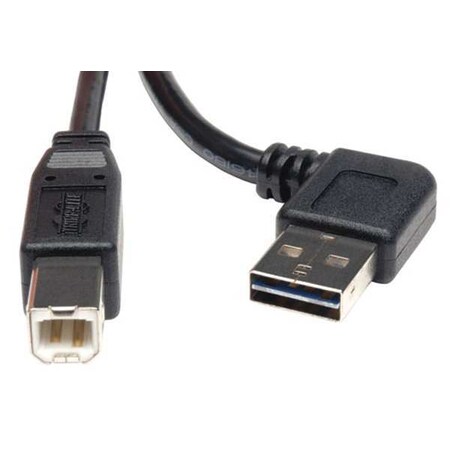 Reversible USB Cable,Black,3 ft.
