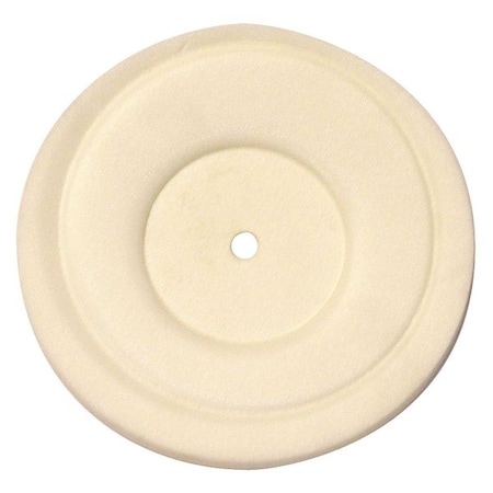 HPLC Gasket, Polyethylene Foam, White, 4 in Dia.