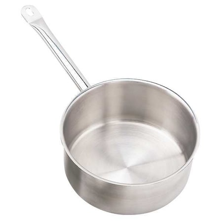 Stock Pot w/Cover,3 qt,9-1/4 In.,SS