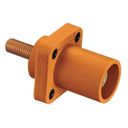 Receptacle, 4-4/0, Male, Org, Stud, Taper