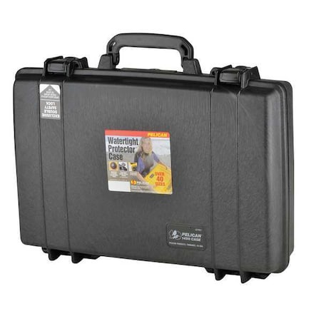 Black Protective Case, 19.8"L x 13.9"W x 4.68"D