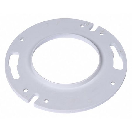 Closet Flange, Toilet, PVC Plastic, White