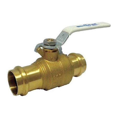 3/4" Press Brass Ball Valve Inline