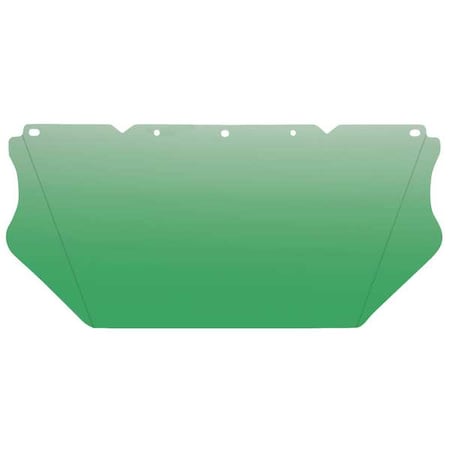 Face Shield Visor, Green Visor, Polycarbonate, Anti-Fog, Scratch-Resistant Lens, Green