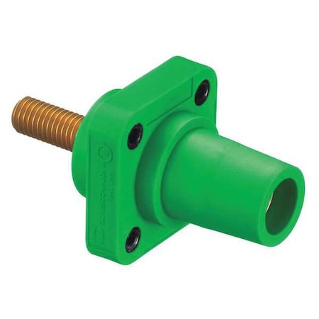 Receptacle, GrnFemale, Stud.Taper Nose