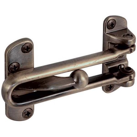 Swing Bar Door Guard,3-7/8" Lx2-1/2" W