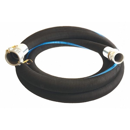 Water Hose,3" ID x 15 ft.,Black