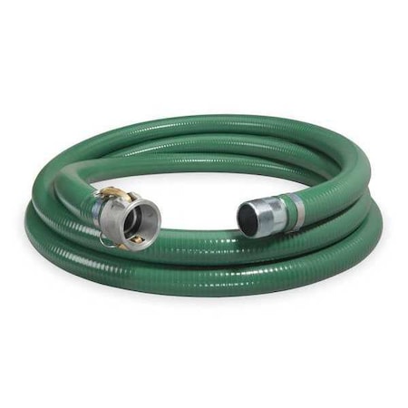 Water Hose,1-1/2" ID x 10 ft.,Green