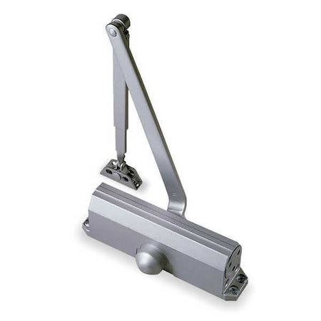 Manual, Hydraulic, Yale 51, Door Closer, Heavy Duty Interior and Exterior, Gray
