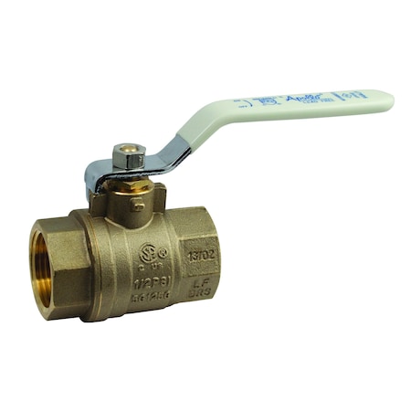 1/2" NPT Brass Ball Valve Inline