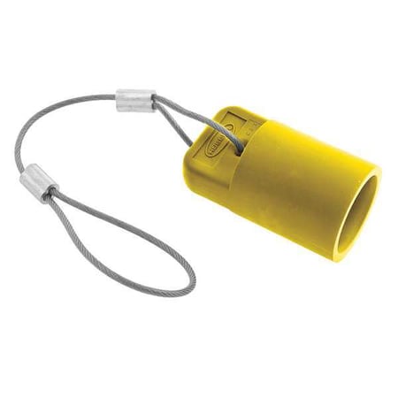 Single Pole Connector Cover,Female,Ylw