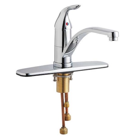 Kitchen Faucet, Manual, Single Hole Only Mount, 1 Hole Commercial